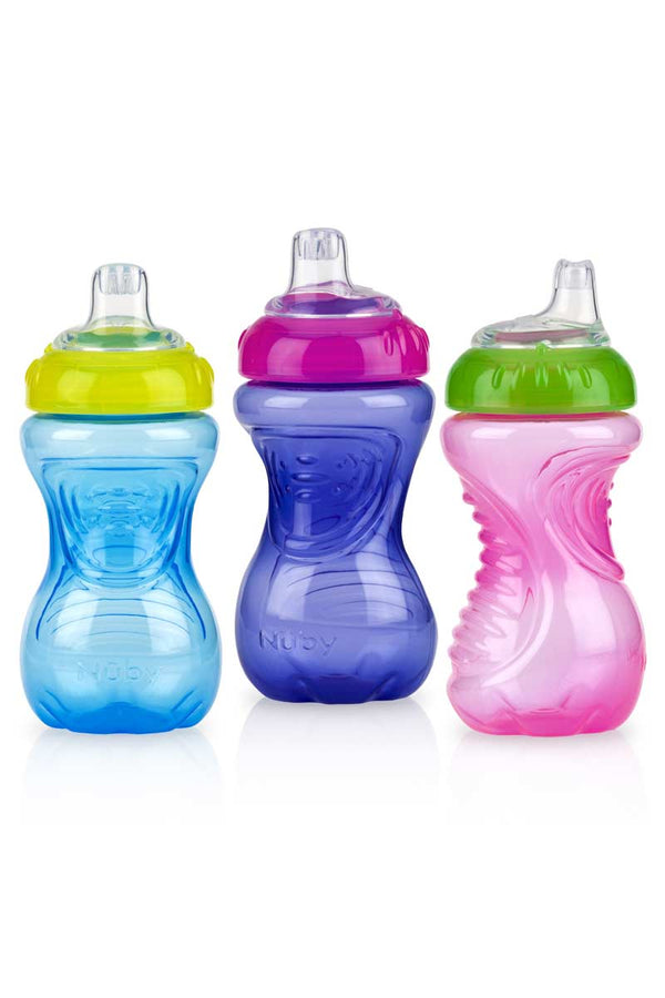 Nuby Bottle To Cup Wide Neck - Botella de cuello ancho 3+M 8oz