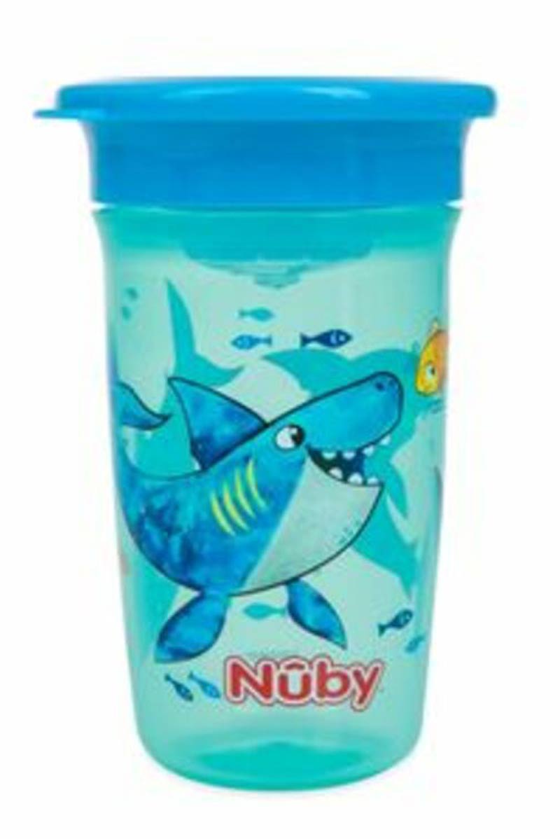 Nuby 360° Wonder Cup - Vasos para niños 12+M 10 oz