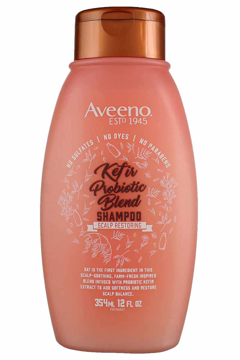 Aveeno Kefir Probiotic Blend Shampoo - Champú restaurador con mezcla probiótica 354 ml