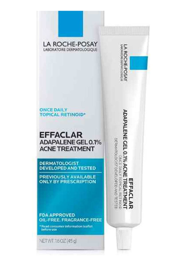 LA ROCHE POSAY EFFACLAR Adapalene gel 0.1% retinoide tópico para el acné 1.6 oz