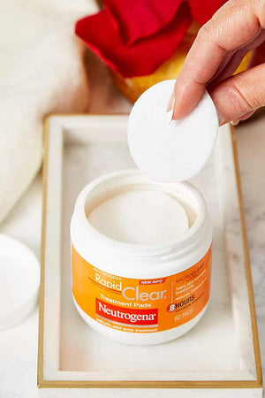 Neutrogena Rapid Clear Treatment Pads - Almohadillas para el acné 60 pads