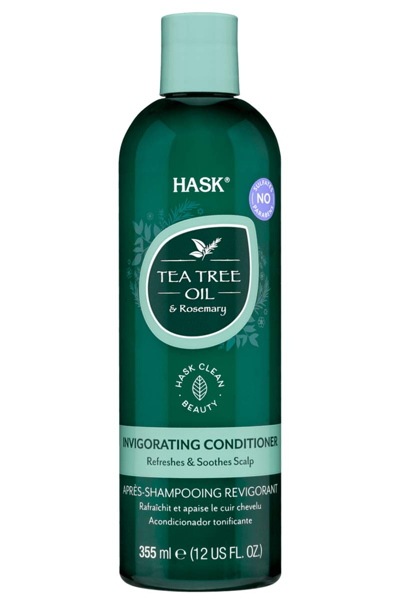 Hask Acondicionador Tonificante De Tea Tree Oil Y Romero 355 ml