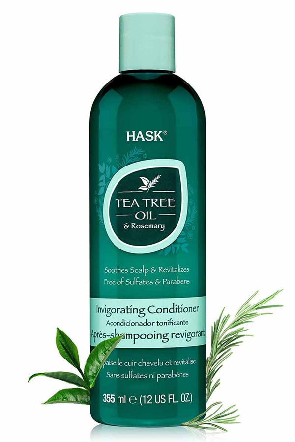 Hask Acondicionador Tonificante De Tea Tree Oil Y Romero 355 ml