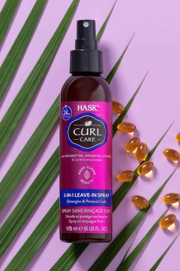 Hask Spray Sin Enjuague 5 En 1 Para Rizos 175 ml