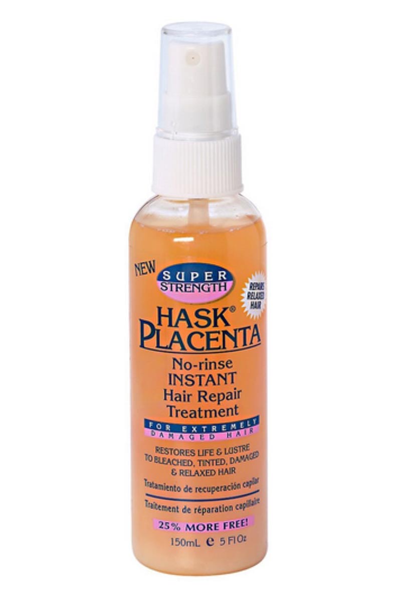 HASK Placenta Super Strength Tratamiento acondicionador instantáneo sin aclarado 5 oz