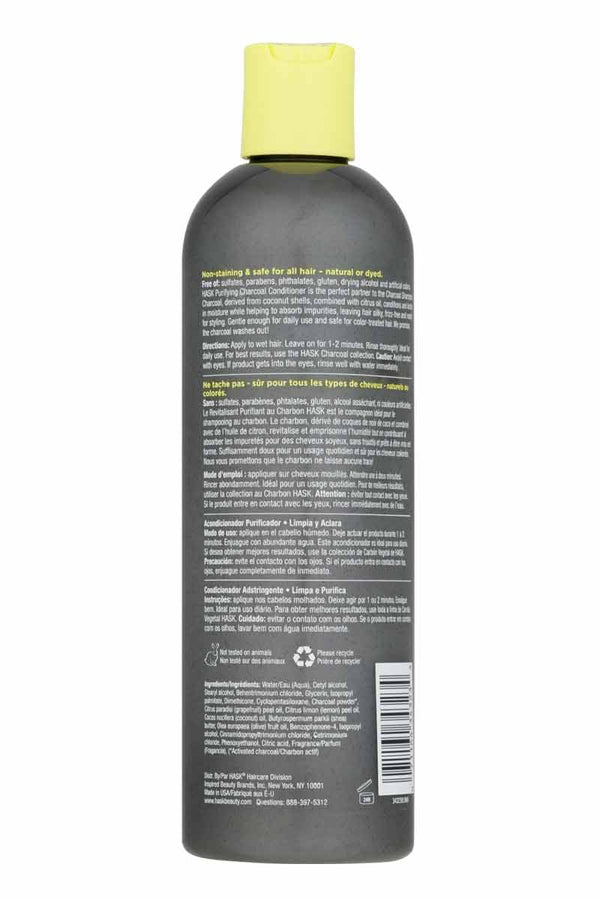 HASK Acondicionador purificador de Carbon con Aceite de citrus 12 oz