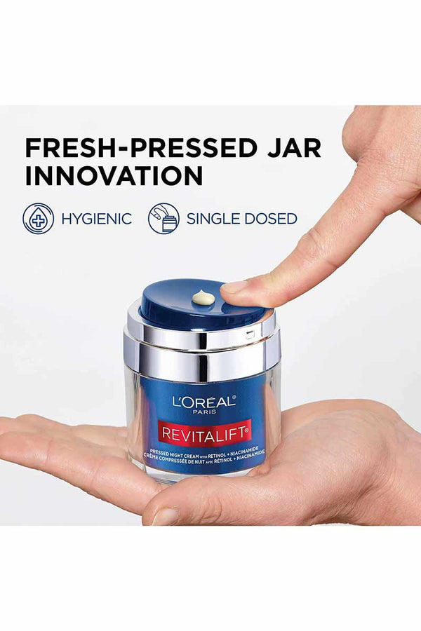 Loreal Revitalift Pressed Night Cream With Retinol + Niacinamide 48 g