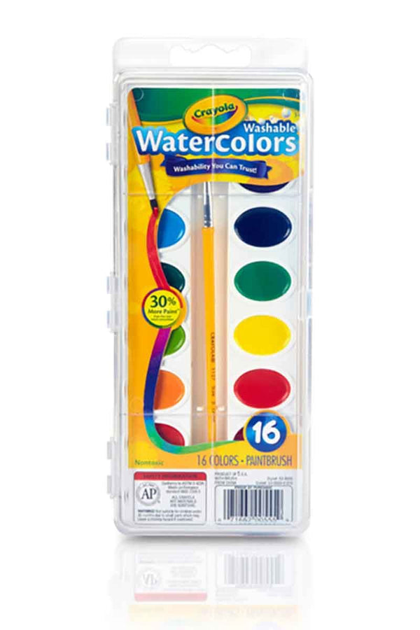 CRAYOLA Acuarelas lavables 16 Colores