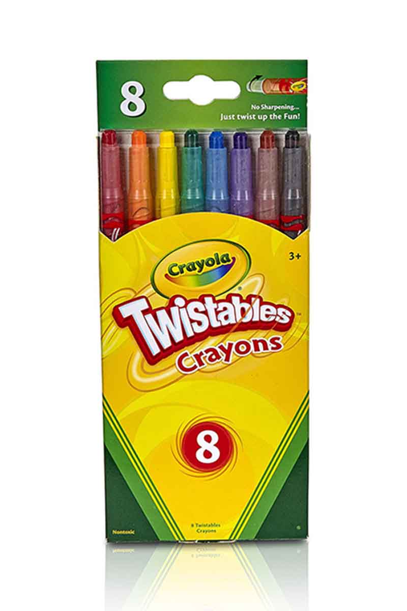 CRAYOLA 8 Crayones Twistables