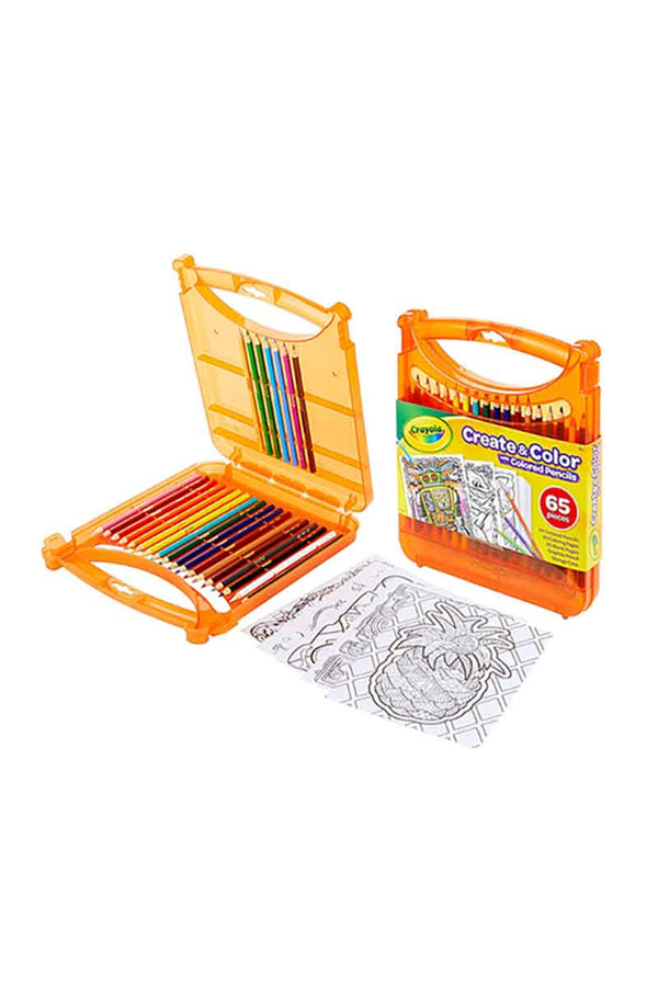 CRAYOLA Estuche de 65 lápices de colores Twistables