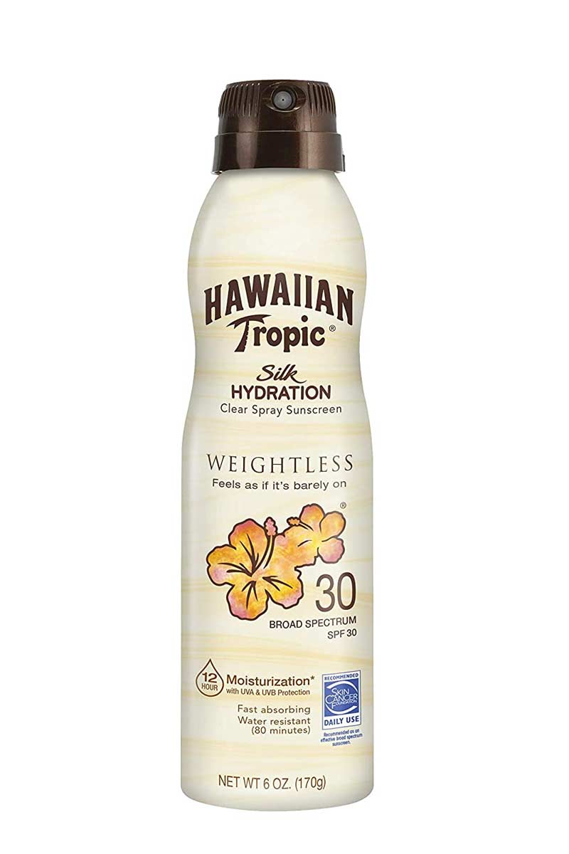 Hawaiian Tropic Hidratacion De Seda Bloqueador Spray SPF30 6 oz