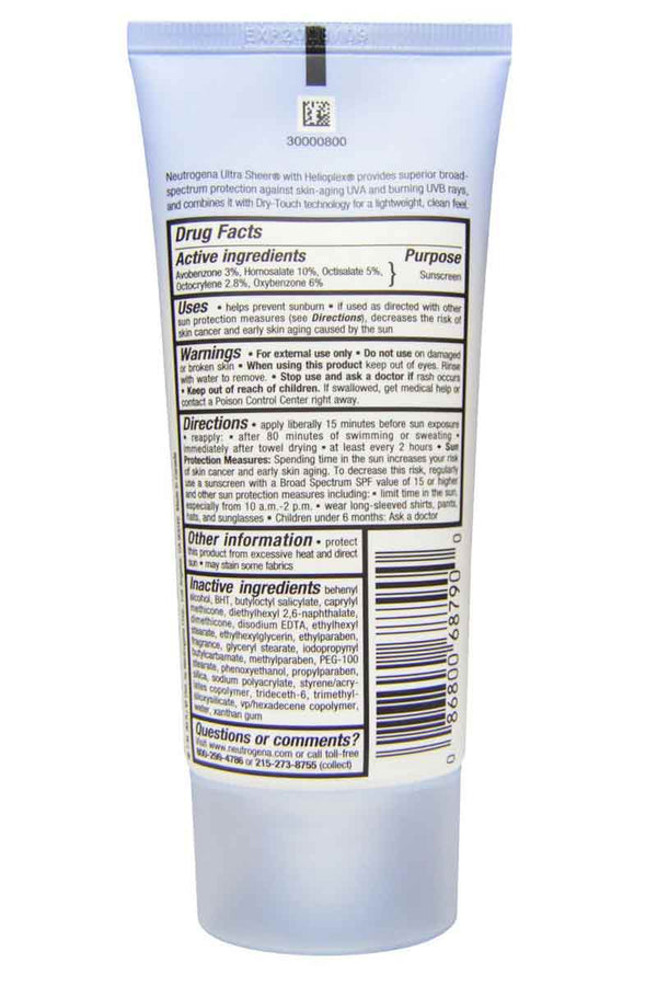 Neutrogena Ultra Sheer Dry-Touch SPF55 88 ML