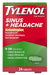 Tylenol Sinus + Headache- Para Aliviar La Congestión Nasal 24 Tabletas