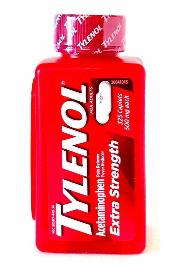 Tylenol Acetaminophen Extra Strenght 500 mg 325 Caplets