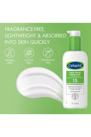 Cetaphil Daily Facial Moisturizer SPF 15  - Hidratante Facial 4 oz