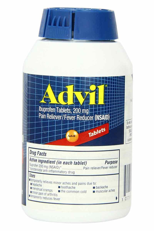 Advil Ibuprofen Tablets 200 mg 360 Tabletas Recubiertas