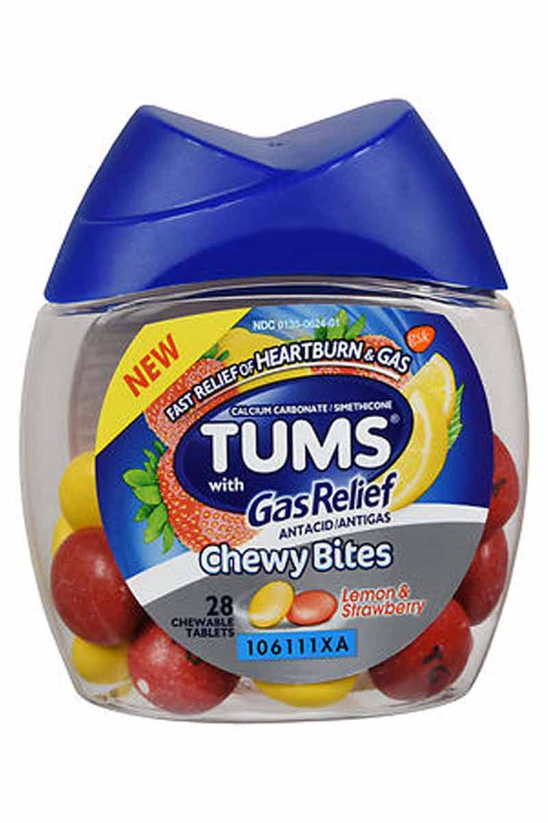 Tums Chewy Bites Antiacido 28 Tabletas Masicables