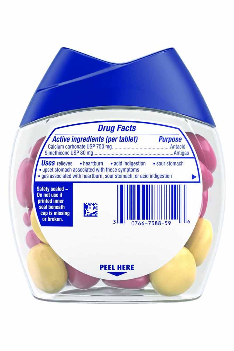 Tums Chewy Bites Antiacido 28 Tabletas Masicables
