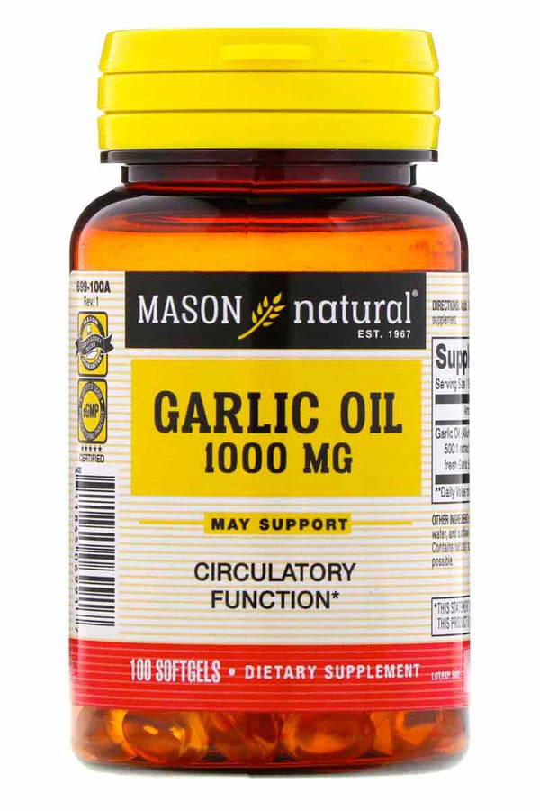 Mason Garlic 1000 mg 100 Softgels