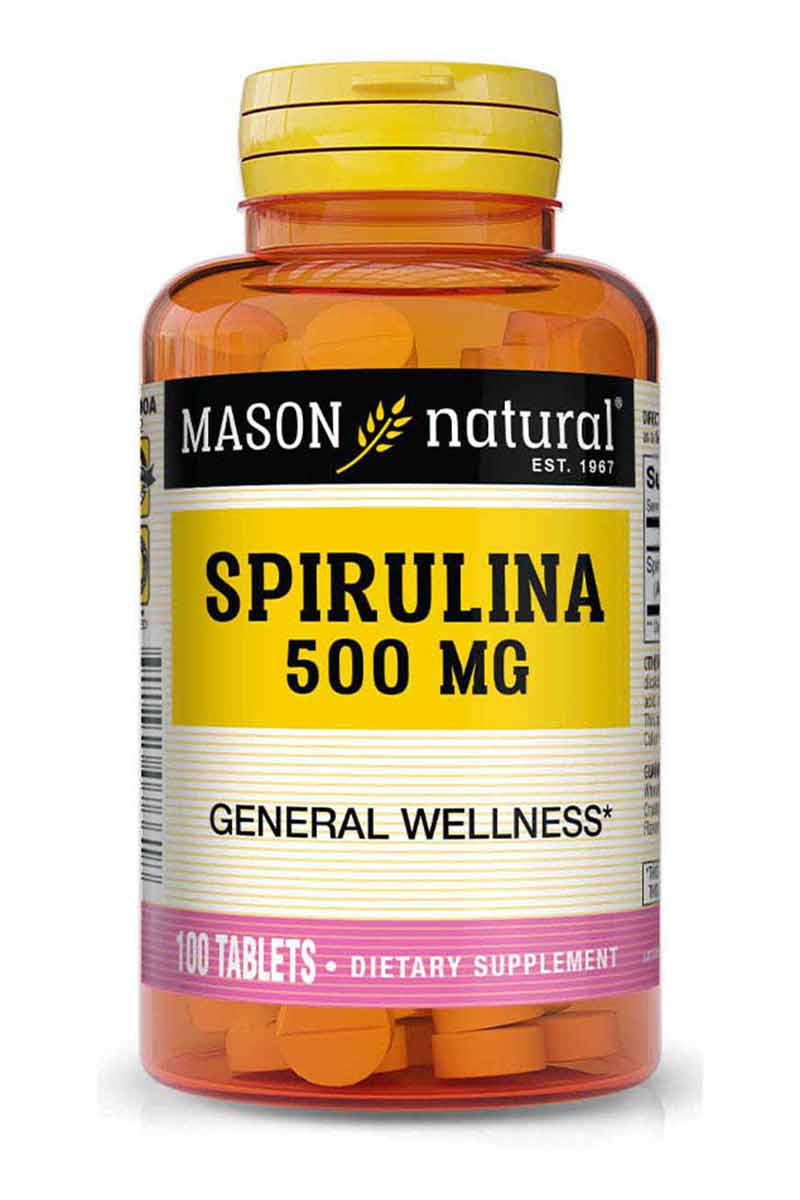 Mason Spirulina 500 mg 100 Capsulas