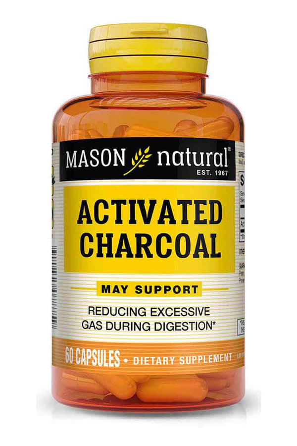 Mason Activited Vegetable Charcoal 60 Capsulas