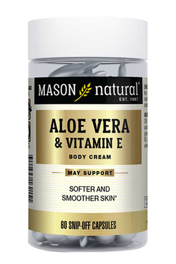 Mason Aloe Vera & Vitamin E Body Cream 60 Capsulas