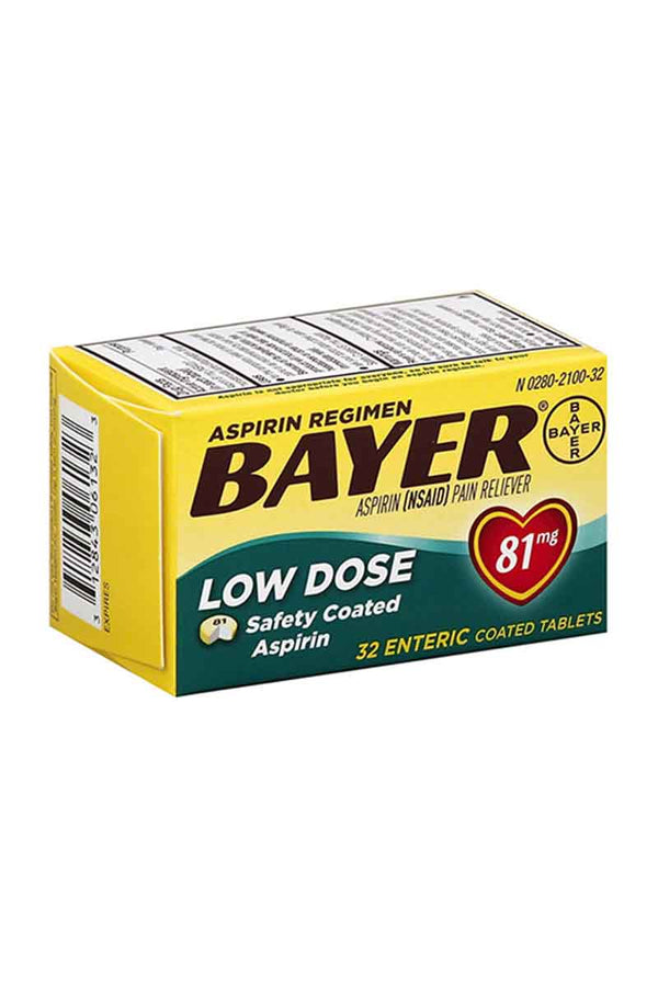 ASPIRINA BAYER Low Dose Regimen 81mg Almacén Madeira