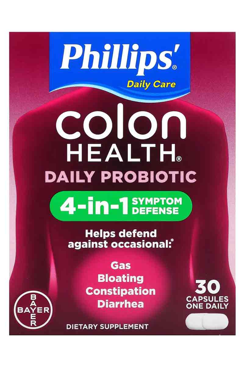 Phillips' Colon Health Daily Probiotic 4 in 1 - cápsulas probióticas diarias 30 Capsulas
