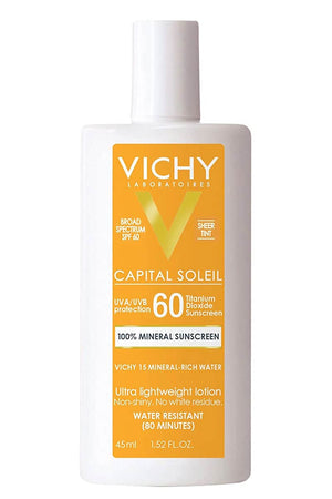 Vichy Capital Soleil Loción Protectora Solar Tineral Tintada Ultrafluida SPF 60 45 ML