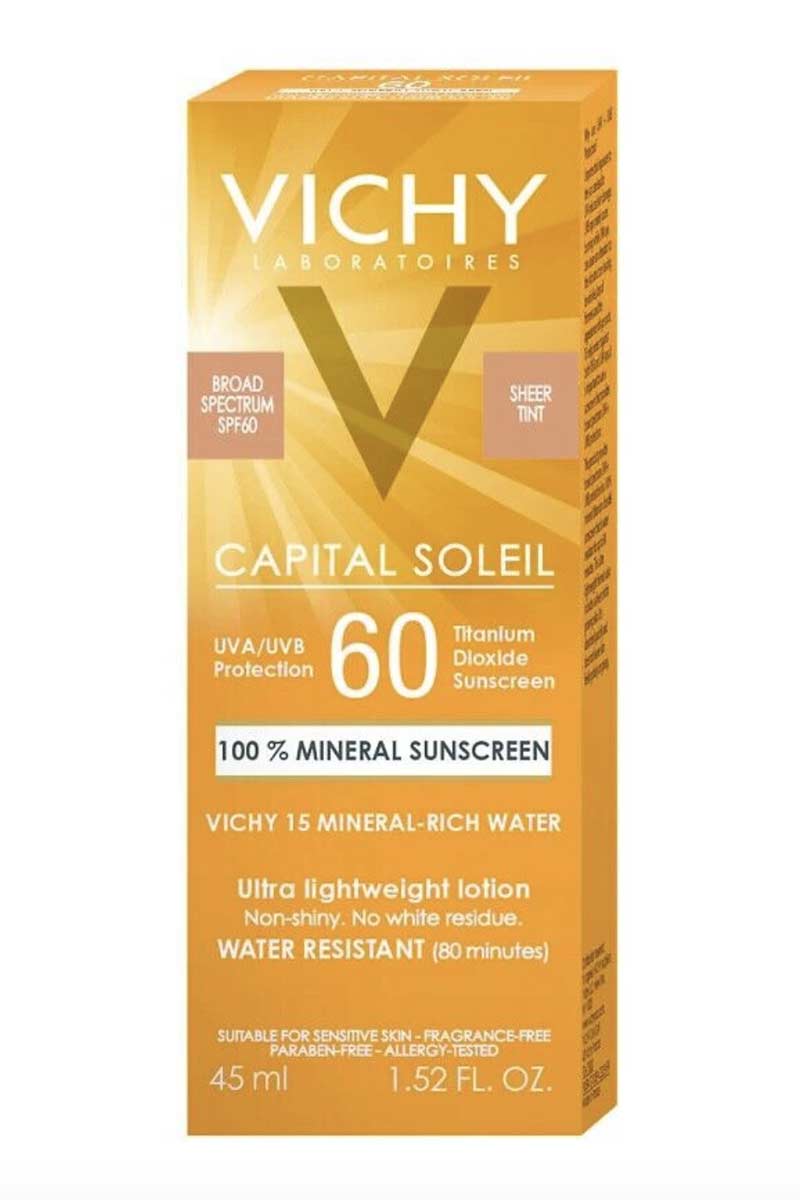 Vichy Capital Soleil Loción Protectora Solar Tineral Tintada Ultrafluida SPF 60 45 ML