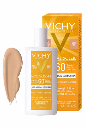 Vichy Capital Soleil Loción Protectora Solar Tineral Tintada Ultrafluida SPF 60 45 ML