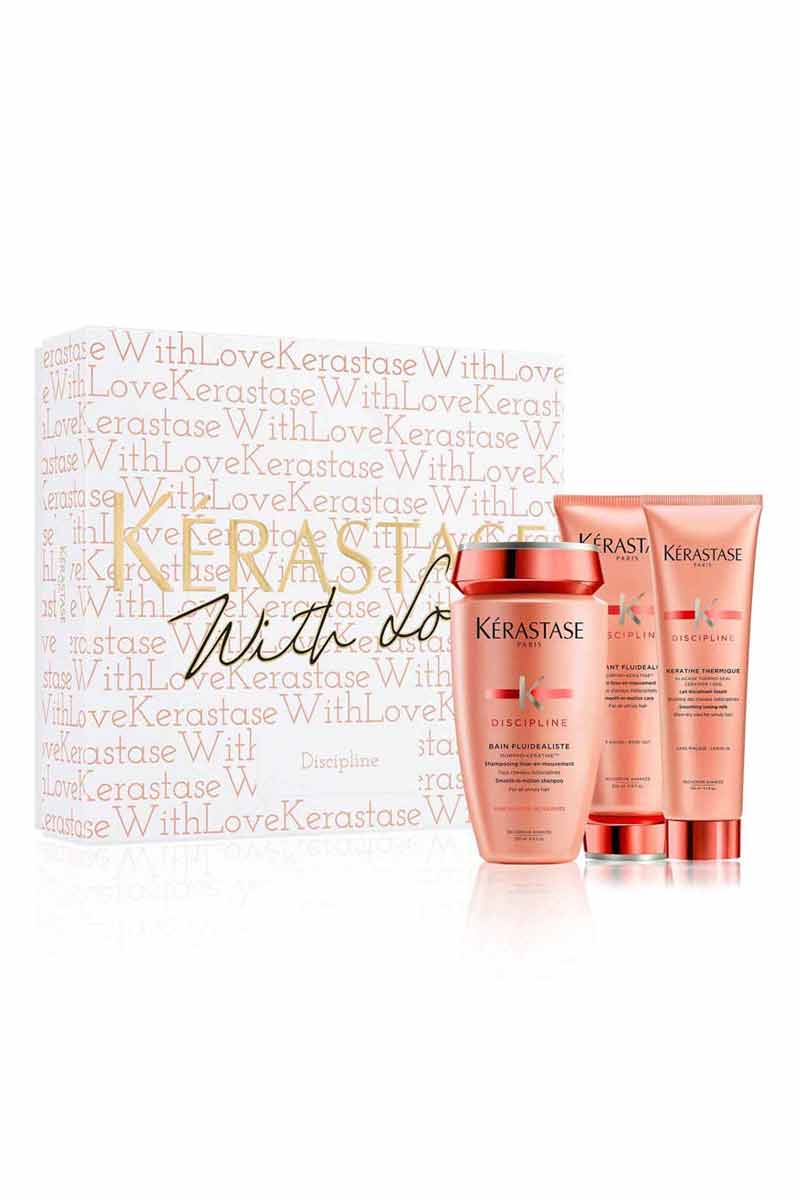 Kérastase With Love Set Discipline Shampoo + Fondant Fluidealiste + Qu