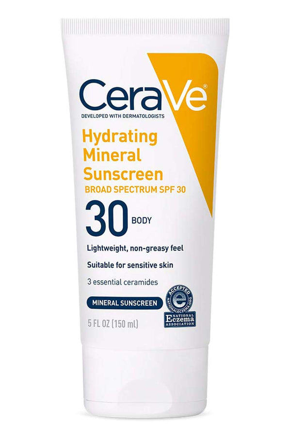 Cerave Protector solar mineral hidratante para el cuerpo SPF 30 150 ml