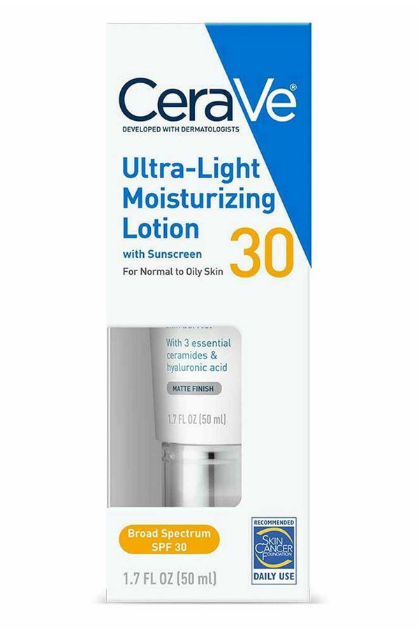 CeraVe Loción Hidratante Ultraligera SPF 30 50 ml