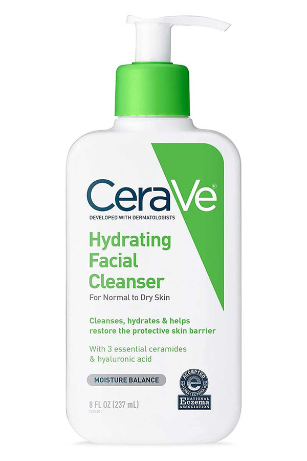 Cerave Limpiador hidratante facial para pieles normales a secas 237 ml