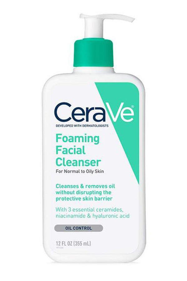 CeraVe Gel Limpiador Espumoso Para Piel Normal A Grasa 355 ml