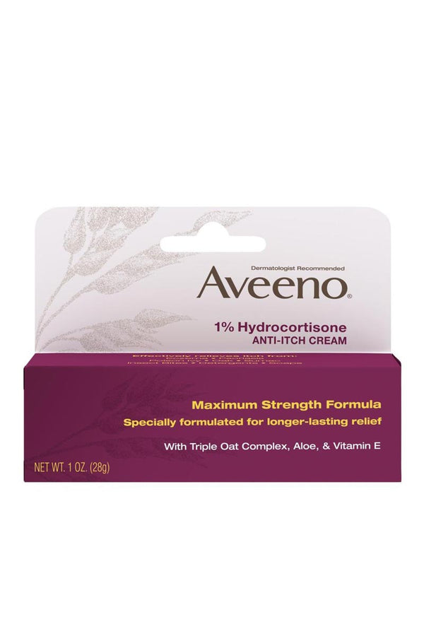 Aveeno Crema Anti-Itch Hydrocotizone 1 oz