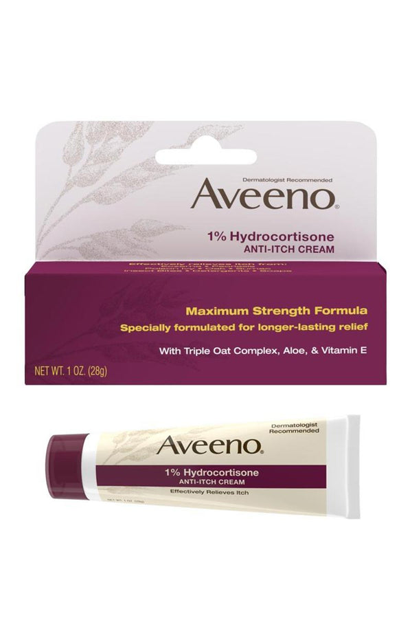 Aveeno Crema Anti-Itch Hydrocotizone 1 oz