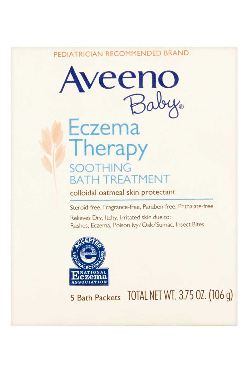 Aveeno Baby Eczema Tratamiento De Baño Calmante 5 Packetes