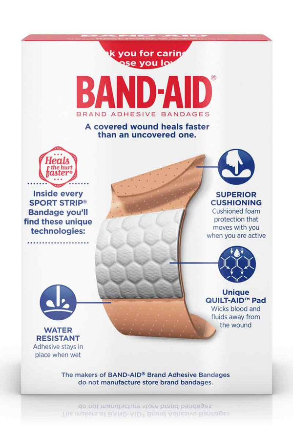 Band-Aid Curas Deportivas Extra Anchas 30 Curas