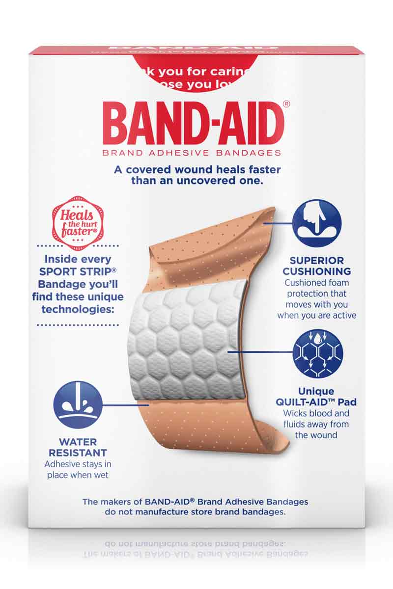 Band-Aid Curas Deportivas Extra Anchas 30 Curas