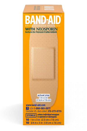 Band-Aid Curas Para Defensa De Infecciones Con Neosporin 20 Curas