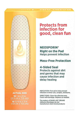 Band-Aid Curas Para Defensa De Infecciones Con Neosporin 20 Curas