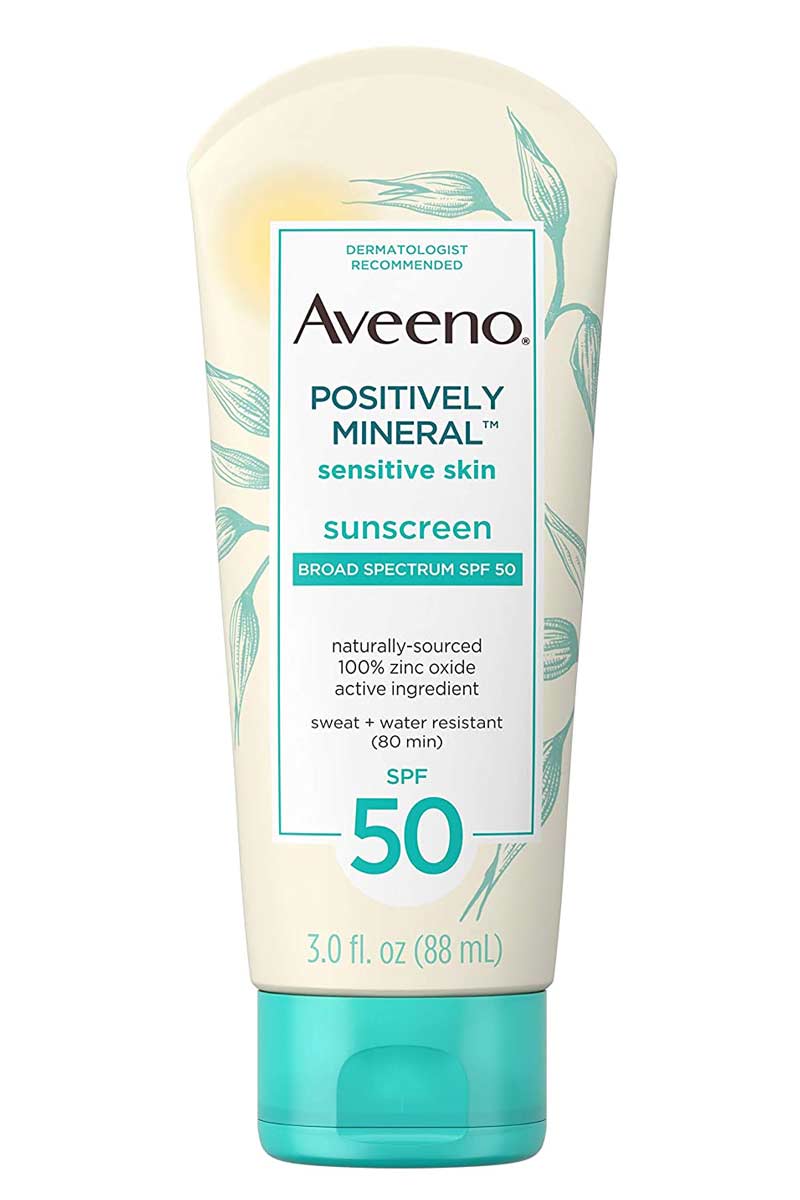 Aveeno Positively Mineral Sensitive Skin SPF 50 88 ML
