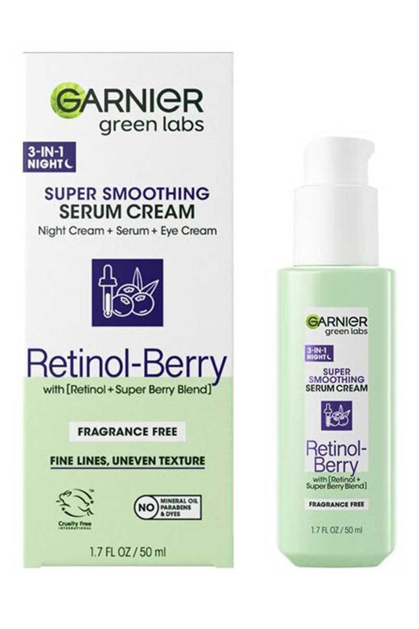 Garnier Retinol-Berry Super Smoothing Serum Cream 3 in 1 Night 50 ml