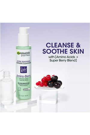 Garnier Green Labs Amino-Berry Limpiador en crema 150 ml