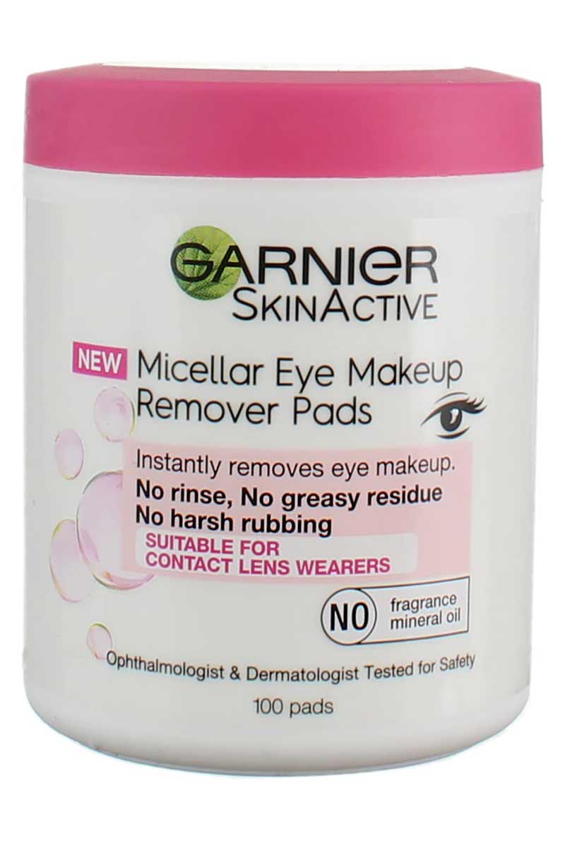 Garnier Micellar Eye Makeup Remover Pads 100 Pads