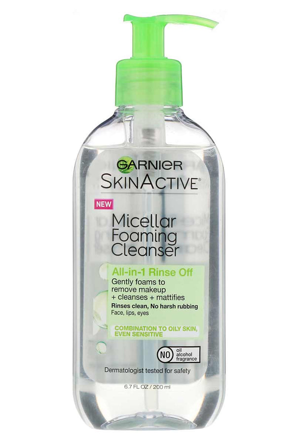 Garnier SkinActive Espuma Micelar De Limpieza Todo En 1 200 ml