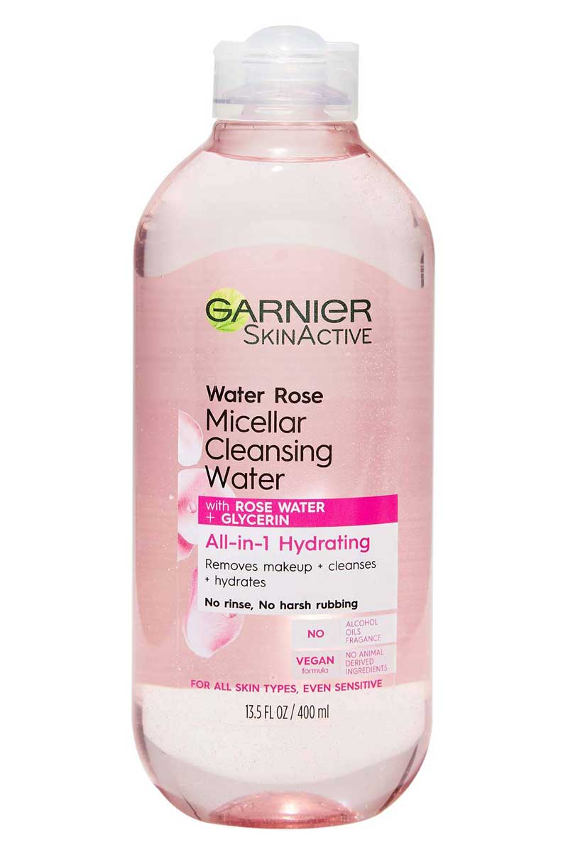 Garnier SkinActive Agua Limpiadora Micelar De Rosas 400 ml