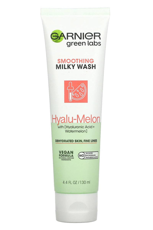 Garnier Green Labs Smoothing Milk Wash Limpiador facial 130 ml